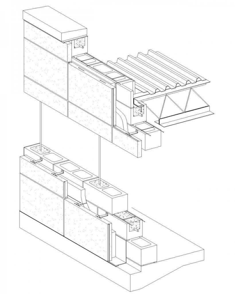 Concrete block facade – Team P.S. 315Q