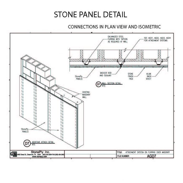 stone curtain wall system