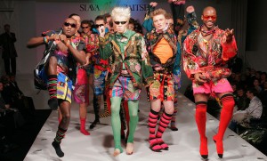 male models in bright colors