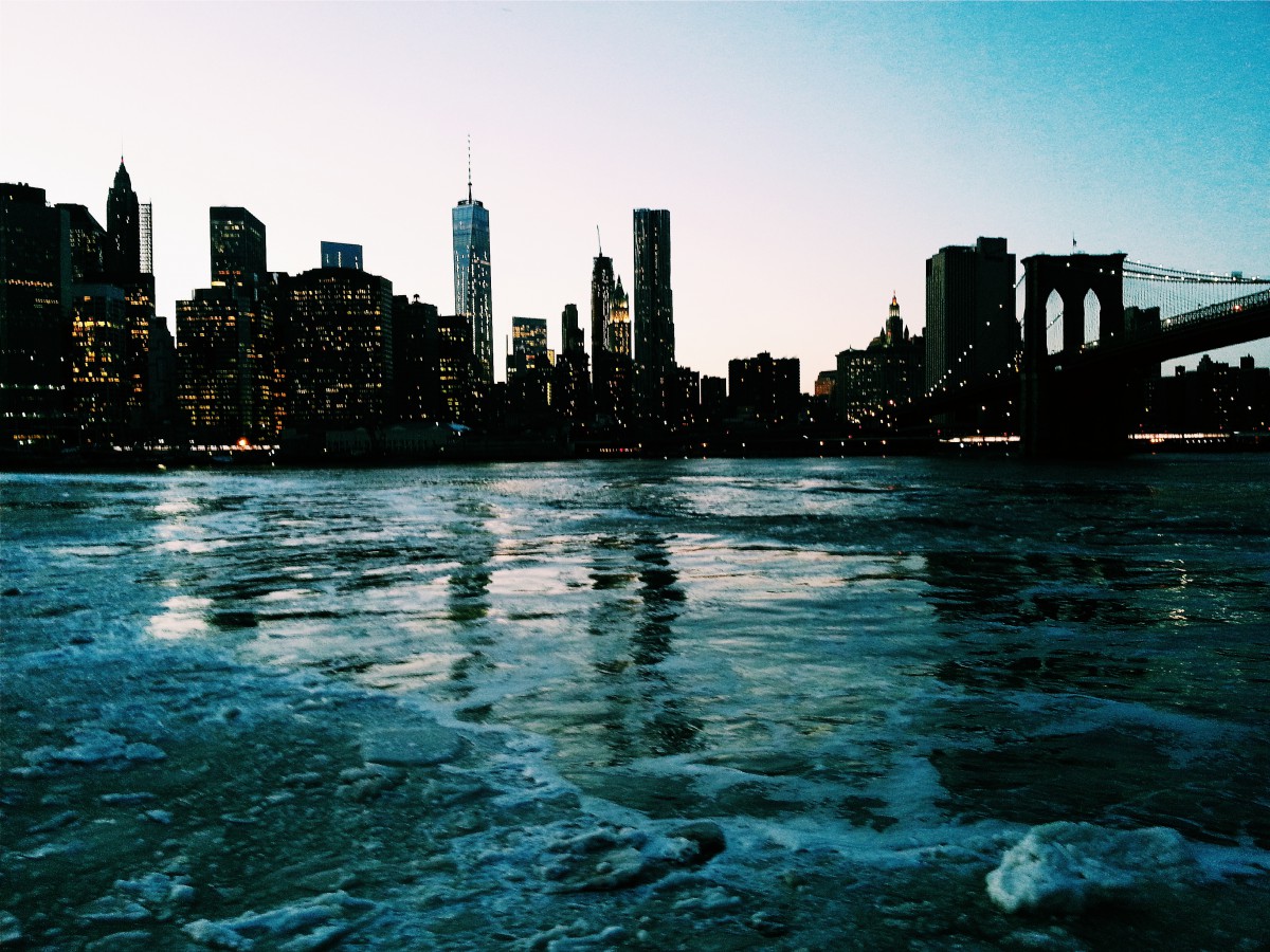 Frozen East River