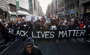 Black Lies Matter protesters