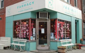 the outside view of the brooklyn farmacy