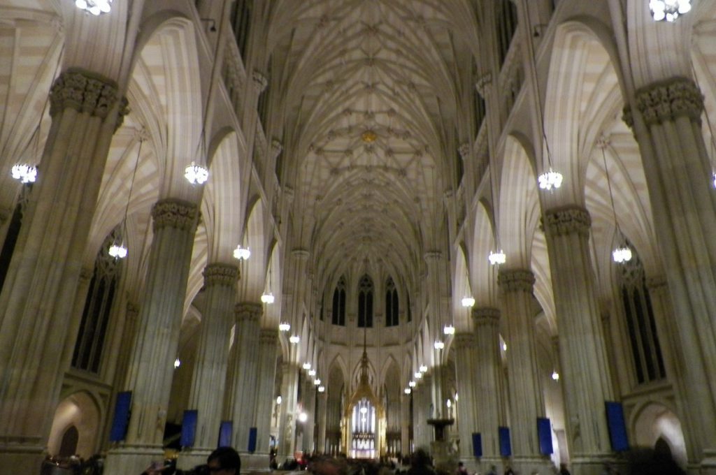 The nave of saint patrick's cathedral