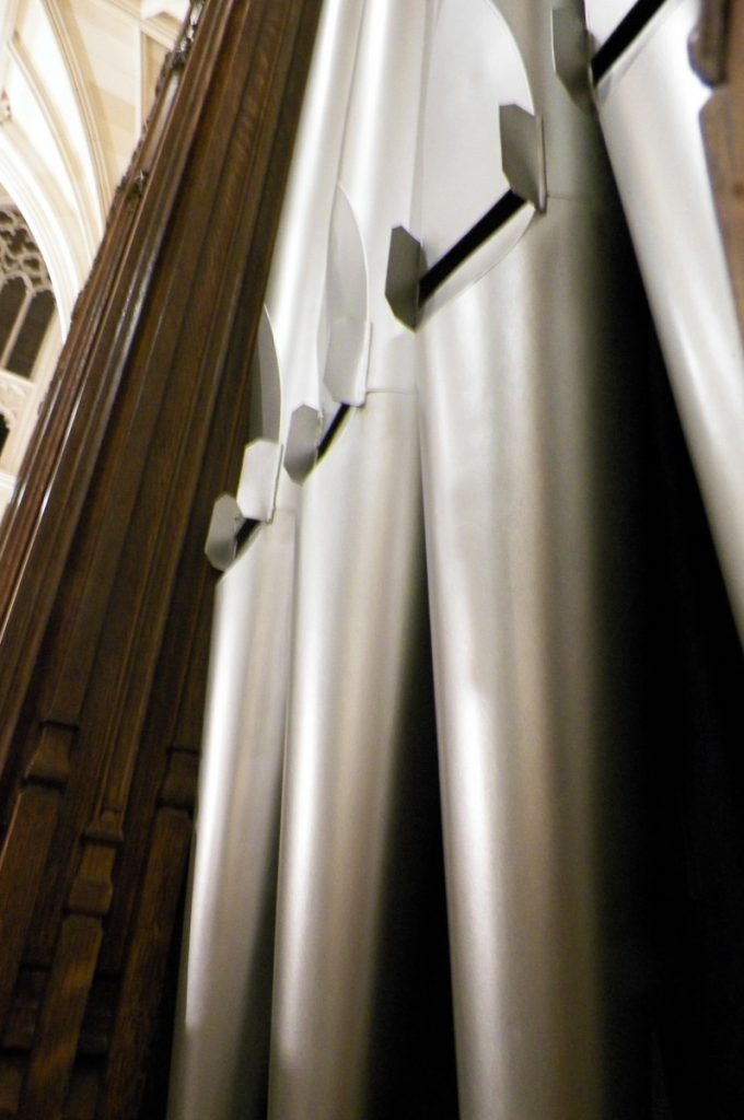 Organ pipes at saint patrick's cathedral