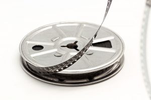 an unraveling reel of film