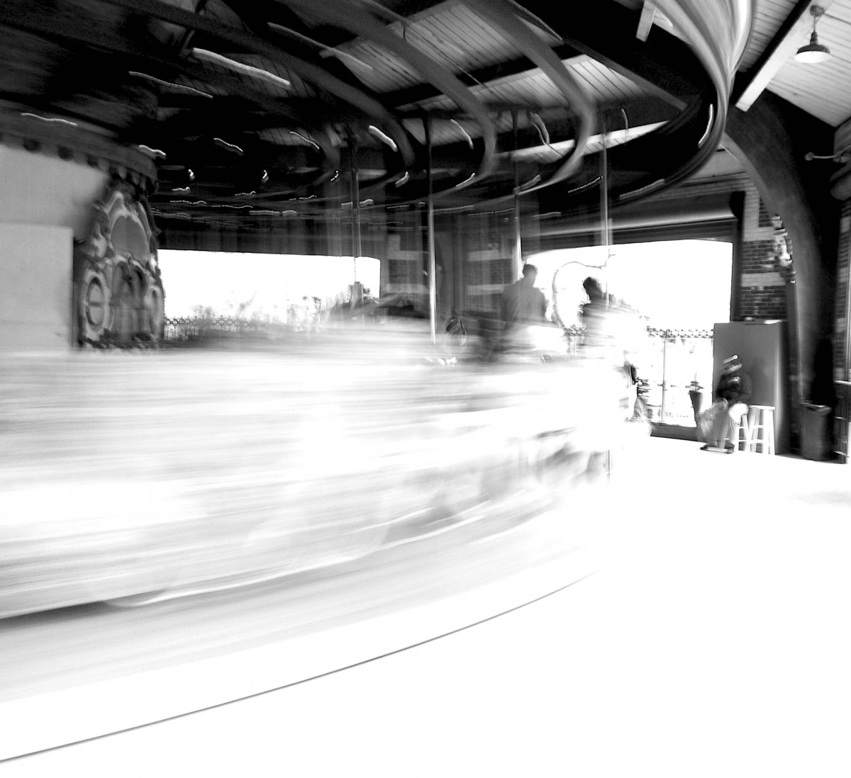 the central park carousel in motion