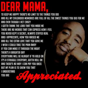 Rap Lyrics and The Face of Tupac Shakur