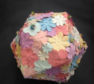 Kimberly's Flower Icosahedron Spring 2018