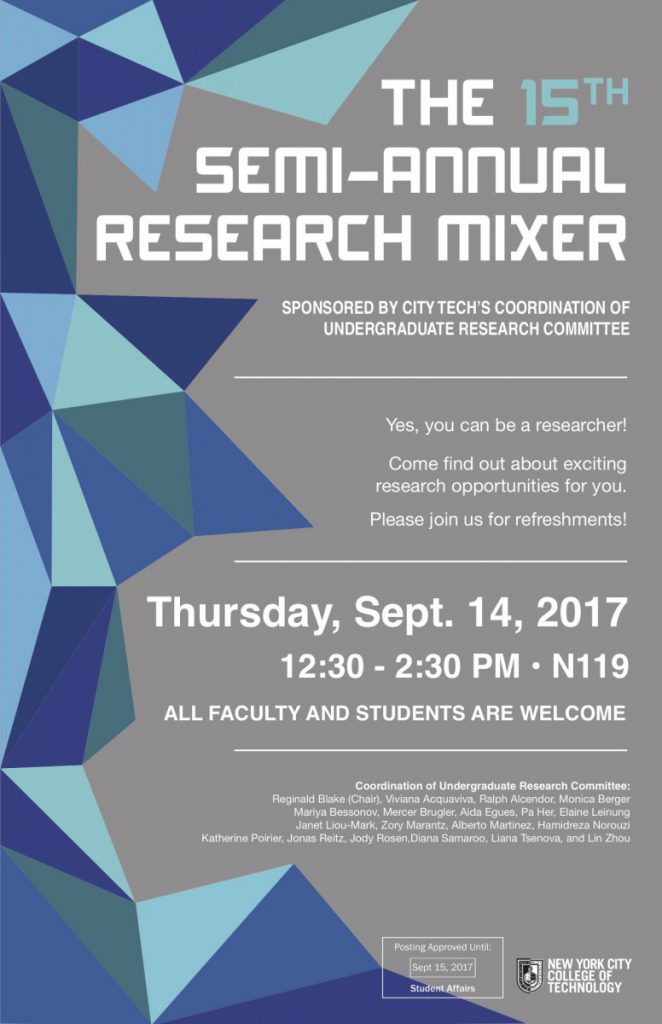 Image: The 15th Semi-Annual Research Mixer Flyer