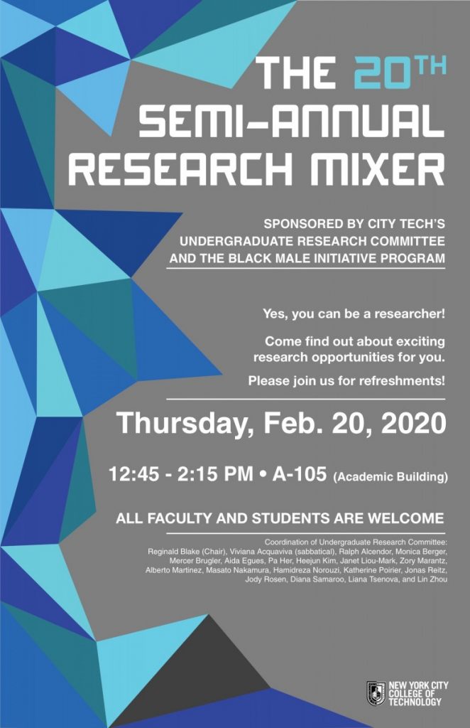 Poster for Research Mixer