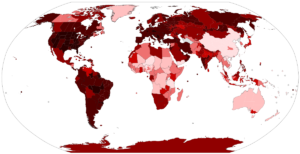COVID-19 Outbreak World Map per Capita