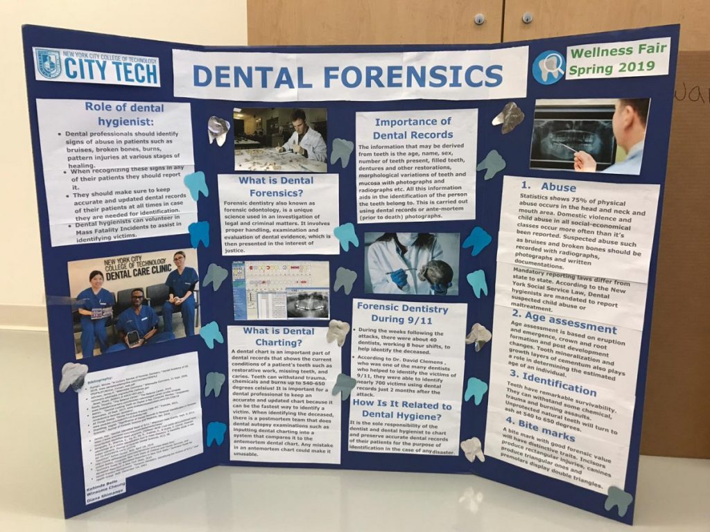 Dental Forensics presentation at the Wellness Fair 2019