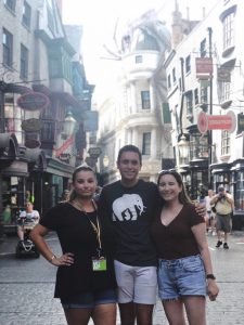 I visited Diagon Alley with friends from high schoo