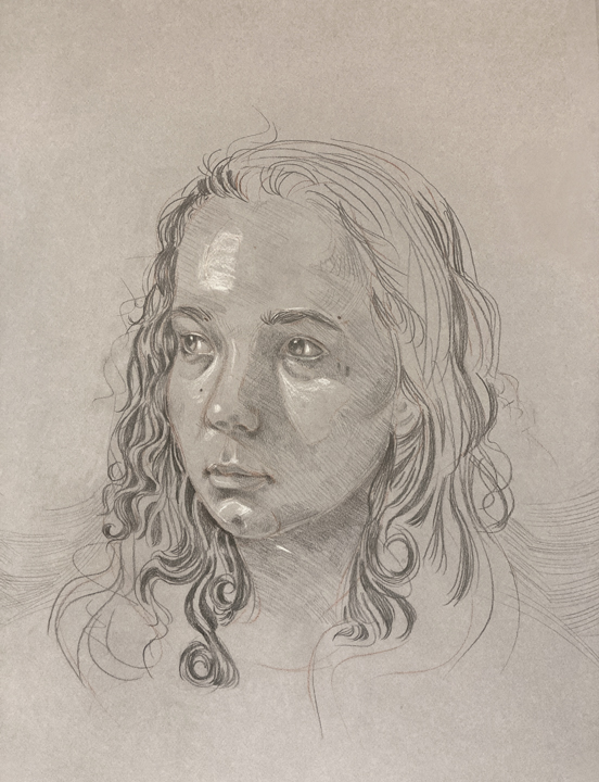 Student-drawing-conté-_-graphite-portrait-3