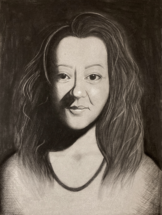 Student-drawing-conté-portrait-2