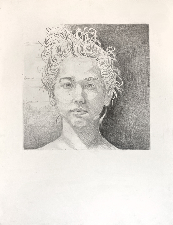 Student-drawing-graphite-portrait-1