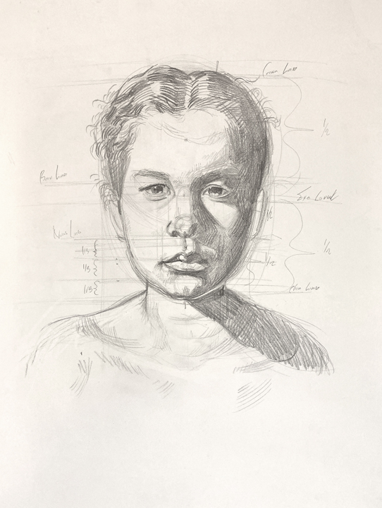 Student-drawing-graphite-portrait-3
