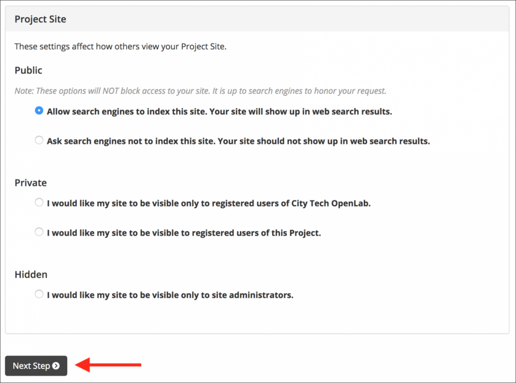 Project Cloning step 5