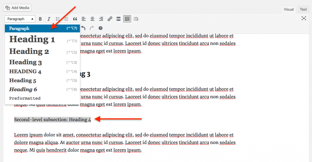 Easy Table of Contents step 1