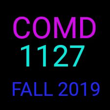 COMD1127 D143 Fall2019