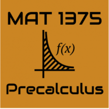 2020 Spring - MAT 1375 Precalculus - Reitz