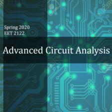 EET2122 Advanced Circuit Analysis, Spring2020