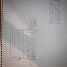 Section Drawing for Mausoleum
