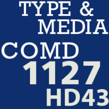 COMD1127 Type and Media HD43, Fall21