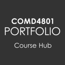 COMD4801 Portfolio Course Hub