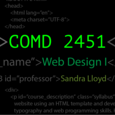 COMD 2451 Web Design I, Fall ’24