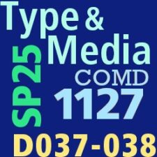 COMD1127 Type and Media D037-D038 Spring 25