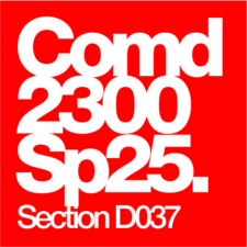 COMD2300 Communication Design 1 SP2025