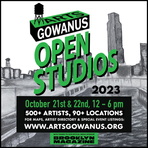 poster for Gowanus Open Studios 2023
