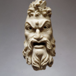 Marble mask of Pan