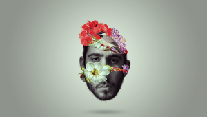 Man with Flower